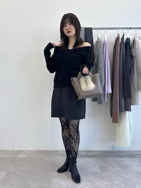 ぽ んさん(レディース・161cm)の冬コーディネート