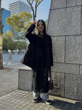 ぽ んさん(レディース・161cm)の冬コーディネート