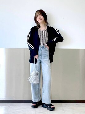 ぽ んさん(レディース・161cm)の春コーディネート