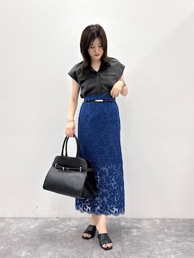 「アイテム（ボストンバッグ）」を使った、ぽ　んさん（レディース・161cm・20代）の夏コーディネート