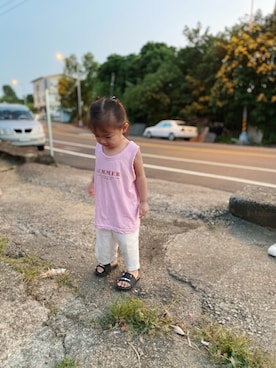 「kids fashion」｜Qinyu.Hさん（キッズ・80cm）の秋コーディネート