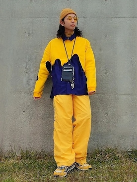 「REMAKE ITEMのアイテム」を使った、raiki🧸さん（メンズ・173cm）の秋コーディネート