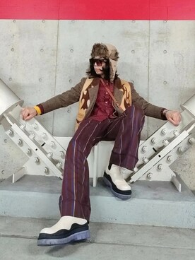 「Heather（ヘザー）のアイテム」を使った、raiki🧸さん（メンズ・173cm）の秋コーディネート