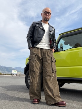 「HANES（ヘインズ）のアイテム」を使った、tadashi_kikuchiさん（メンズ・171cm）の春コーディネート