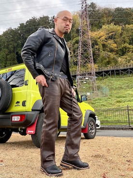 「アイテム（パンツ）」を使った、tadashi_kikuchiさん（メンズ・171cm）の秋コーディネート