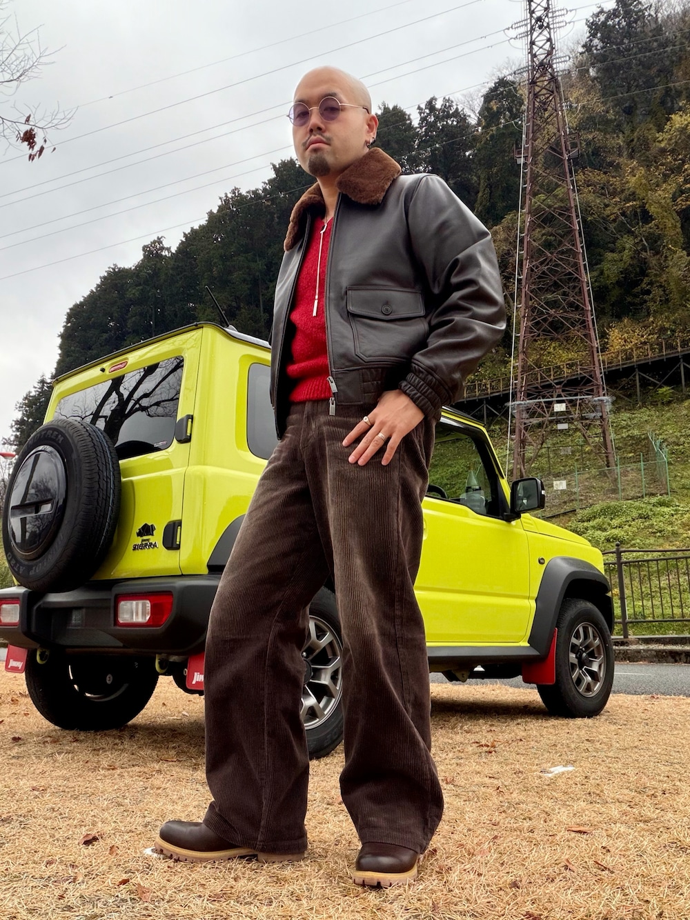 CLEL】Cow Leather G-1 Blouson / 牛革/カウレザー G-1ブルゾンを使っ
