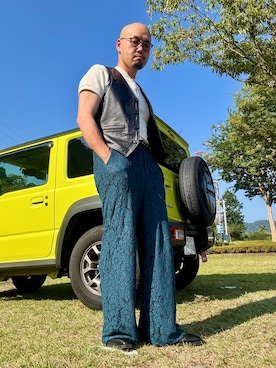 「アイテム（Tシャツ/カットソー）」を使った、tadashi_kikuchiさん（メンズ・171cm・30代）の夏コーディネート