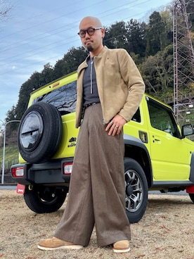 「アイテム（シューズ）」を使った、tadashi_kikuchiさん（メンズ・171cm）の秋コーディネート