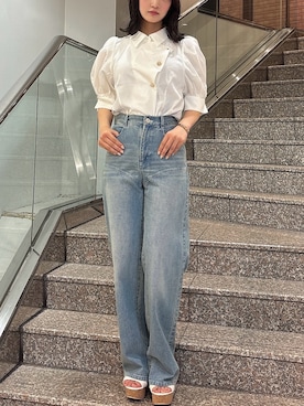 「dazzlin（ダズリン）のアイテム」を使った、asumiさん（レディース・155cm）の夏コーディネート