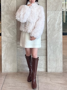 パールチェーンエコファーブルゾン｜ダズリン（dazzlin）公式通販