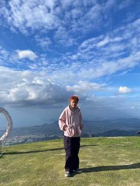 「refomed（リフォメッド）のアイテム」を使った、イノシマさん（メンズ・167cm）の冬コーディネート