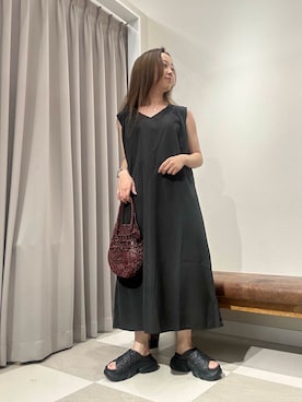 「アーバンリサーチ」｜「アイテム（ワンピース/ドレス）」を使った、zuu17さん（レディース・157cm）の夏コーディネート