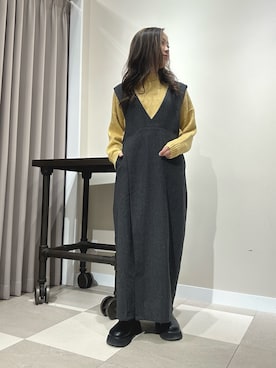 「アイテム（ワンピース/ドレス）」を使った、zuu17さん（レディース・158cm）の秋コーディネート