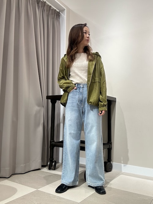 洗濯可』フワフワクルーネックリブニット（ニット/セーター）｜ITEMS