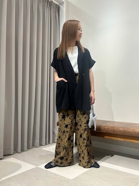 「リラックスパンツ」｜zuu17さん（レディース・157cm）の春コーディネート