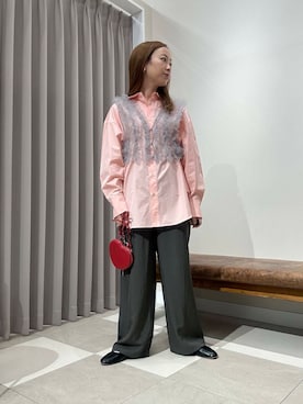 「アーバンリサーチ」｜「アイテム（バレエシューズ）」を使った、zuu17さん（レディース・157cm）の春コーディネート