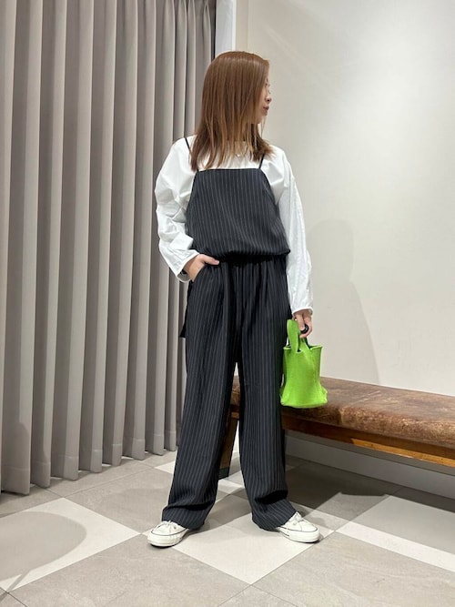 セール】ストライプキャミソール×イージーパンツセット（セットアップ