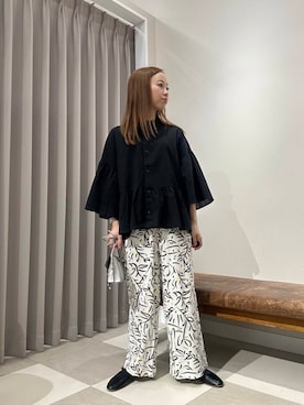 「アーバンリサーチ」｜「アイテム（バレエシューズ）」を使った、zuu17さん（レディース・157cm）の春コーディネート