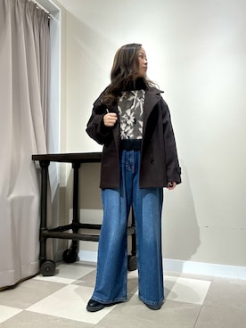 「アイテム（テーラードジャケット）」を使った、zuu17さん（レディース・158cm）の冬コーディネート