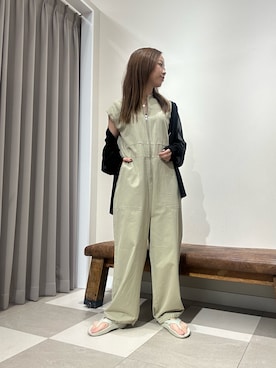 「カーキ」｜zuu17さん（レディース・157cm）の夏コーディネート