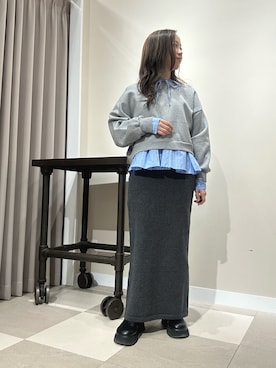 「アイテム（スウェット）」を使った、zuu17さん（レディース・158cm）の秋コーディネート