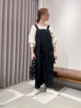 「アイテムズ」｜「アイテム（ワンピース/ドレス）」を使った、zuu17さん（レディース・157cm）の冬コーディネート