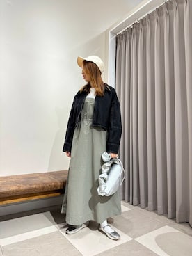 「アイテムズ」｜「アイテム（ジャケット/アウター）」を使った、zuu17さん（レディース・157cm）の冬コーディネート