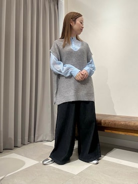 「アンゴラ」｜zuu17さん（レディース・157cm）の春コーディネート