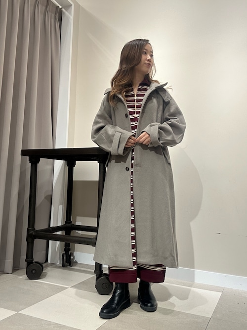 セール】ハーフジップポロワンピース（ワンピース）｜ITEMS