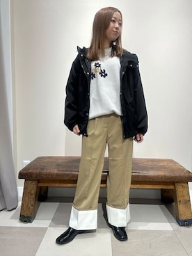「アイテム（マウンテンパーカー）」を使った、zuu17さん（レディース・157cm）の冬コーディネート