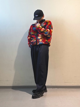 「アイテム（テーラードジャケット、レッド系）」を使った、Kota.aさん（メンズ・166cm）の秋コーディネート