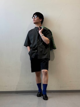 「アイテム（ブルゾン）」を使った、Kota.aさん（メンズ・166cm）の夏コーディネート