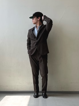 「EKAL（エカル）のアイテム（キャップ）」を使った、Kota.aさん（メンズ・166cm）の春コーディネート