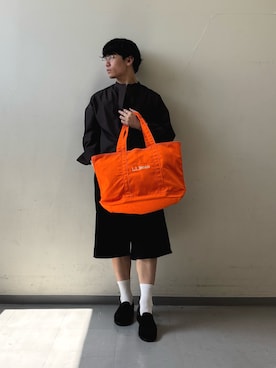「URBAN RESEARCH DOORS（アーバンリサーチドアーズ）のアイテム（トートバッグ）」を使った、Kota.aさん（メンズ・166cm）の秋コーディネート