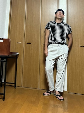 k4kさん（骨格ストレート・メンズ・175cm）の夏コーディネート