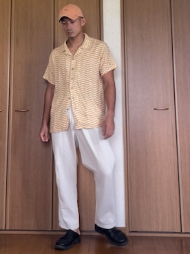 「アイテム（シャツ/ブラウス）」を使った、k4kさん（メンズ・175cm）の夏コーディネート
