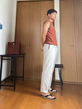 k4kさん（骨格ストレート・メンズ・175cm）の夏コーディネート