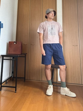 k4kさん（骨格ストレート・メンズ・175cm）の夏コーディネート