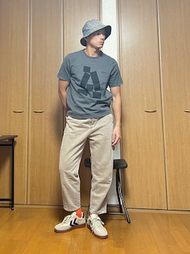 「アイテム（シューズ）」を使った、k4kさん（メンズ・175cm）の夏コーディネート