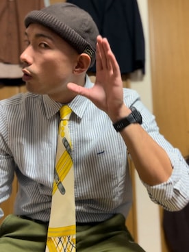 「アイテム（キャップ）」を使った、k4kさん（メンズ・175cm）の夏コーディネート