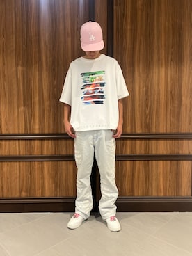 「A4A（エーフォーエー）のアイテム」を使った、Kimiyaさん（メンズ・177cm）の夏コーディネート