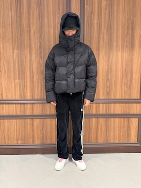 「DANKE SCHON（ダンケシェーン）のアイテム（ブルゾン）」を使った、Kimiyaさん（メンズ・177cm）の秋コーディネート