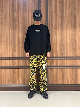 「A4A（エーフォーエー）のアイテム」を使った、Kimiyaさん（メンズ・177cm）の秋コーディネート