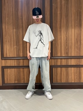 「whiteland」｜Kimiyaさん（メンズ・177cm）の夏コーディネート