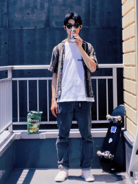 シャツ ブラウスを使った スケータースタイル の人気ファッションコーディネート Wear