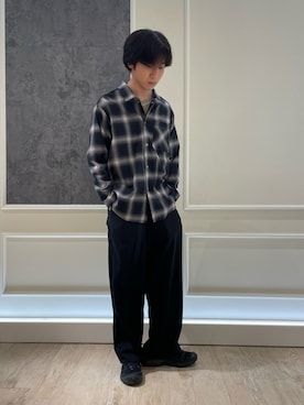 「gloster」｜ABEさん（メンズ・170cm）の冬コーディネート