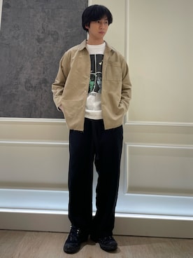 「gloster」｜ABEさん（メンズ・170cm）の冬コーディネート