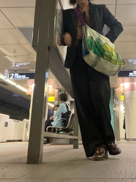 「MILITARY（ミリタリー）のアイテム」を使った、マチダ　ハナオさん（レディース・153cm）の春コーディネート