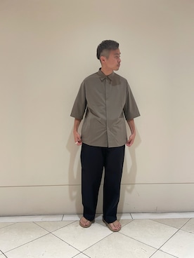 「URBAN RESEARCH（アーバンリサーチ）のアイテム（チノパンツ）」を使った、nakachiさん（メンズ・170cm）の夏コーディネート