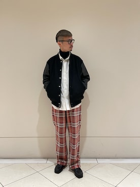 「URBAN RESEARCH（アーバンリサーチ）のアイテム（ブルゾン）」を使った、nakachiさん（メンズ・170cm）の秋コーディネート